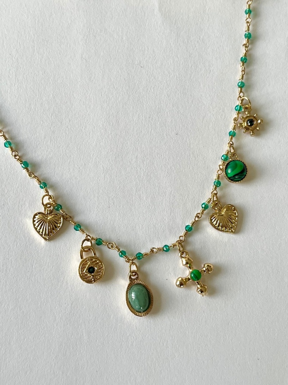 Beaded Charm Necklace
